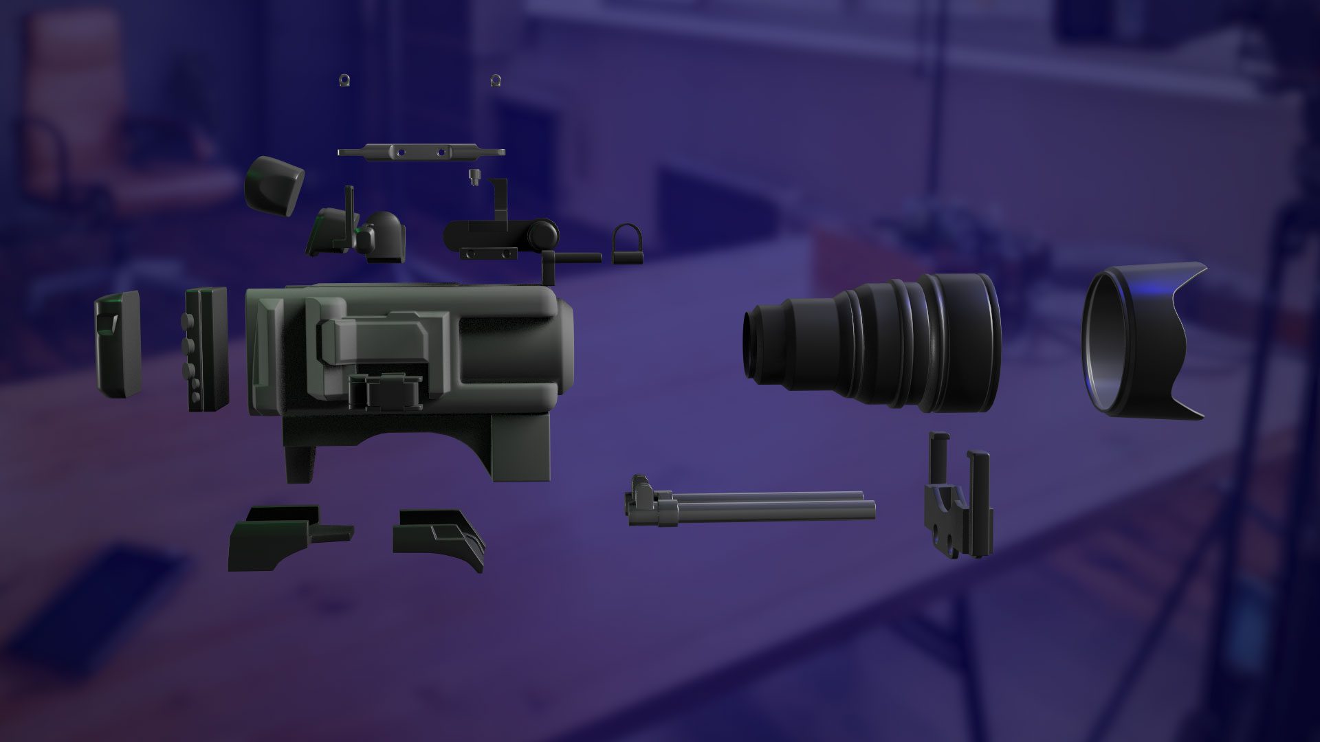 After Effects Benchmark Test - 3D Camera Explode