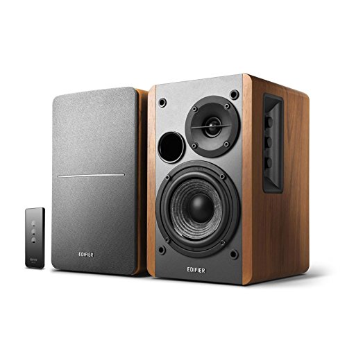 Edifier R1280T Powered Bookshelf Speakers - 2.0 Active Near Field Studio Monitor Speaker - Wooden Enclosure - 42 Watts RMS Power