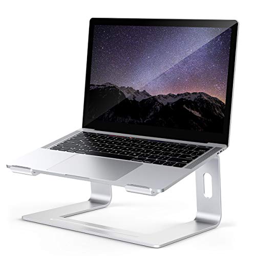 LITEPRO Laptop Stand for Desk, Detachable Laptop Riser Notebook Holder Stand Ergonomic Aluminum Laptop Mount Computer Stand, Compatible with MacBook Air Pro, Dell XPS, Lenovo More 10-18" Laptops