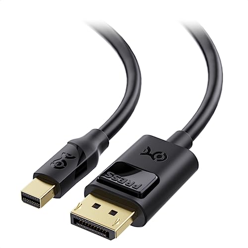 Cable Matters 4K Mini DisplayPort to DisplayPort Cable - 6ft, Supports 4K@60Hz / 2K@144Hz, Mini DP to DP Cable, Black