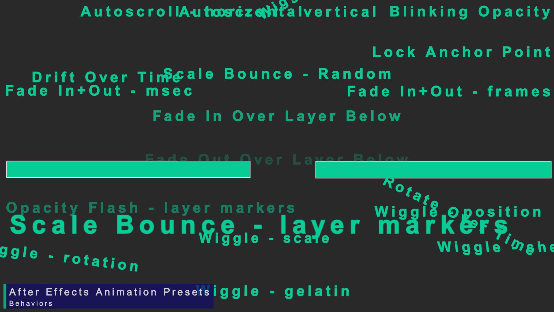 After Effects Benchmark Test - Behaviors