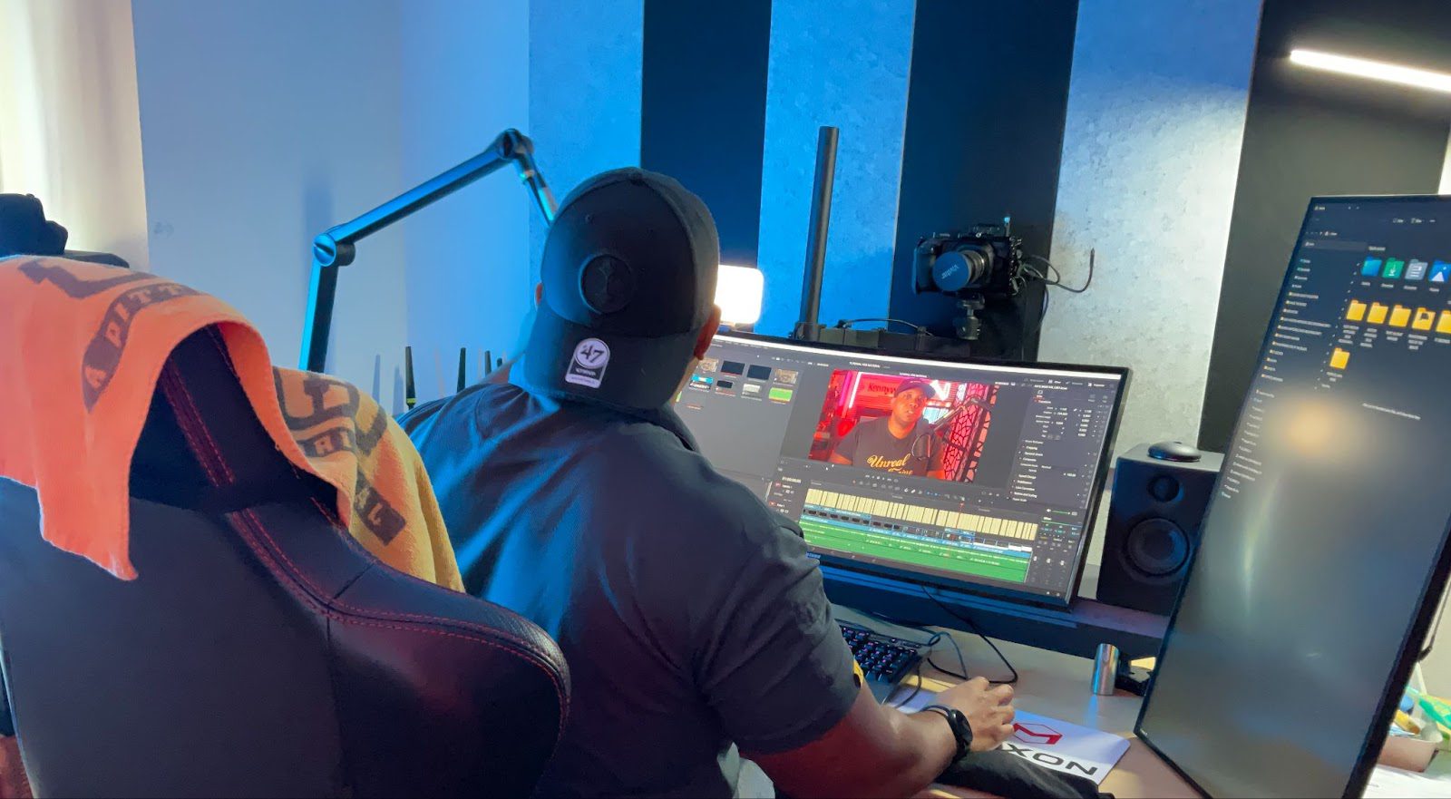 Jonathan Winbush at work