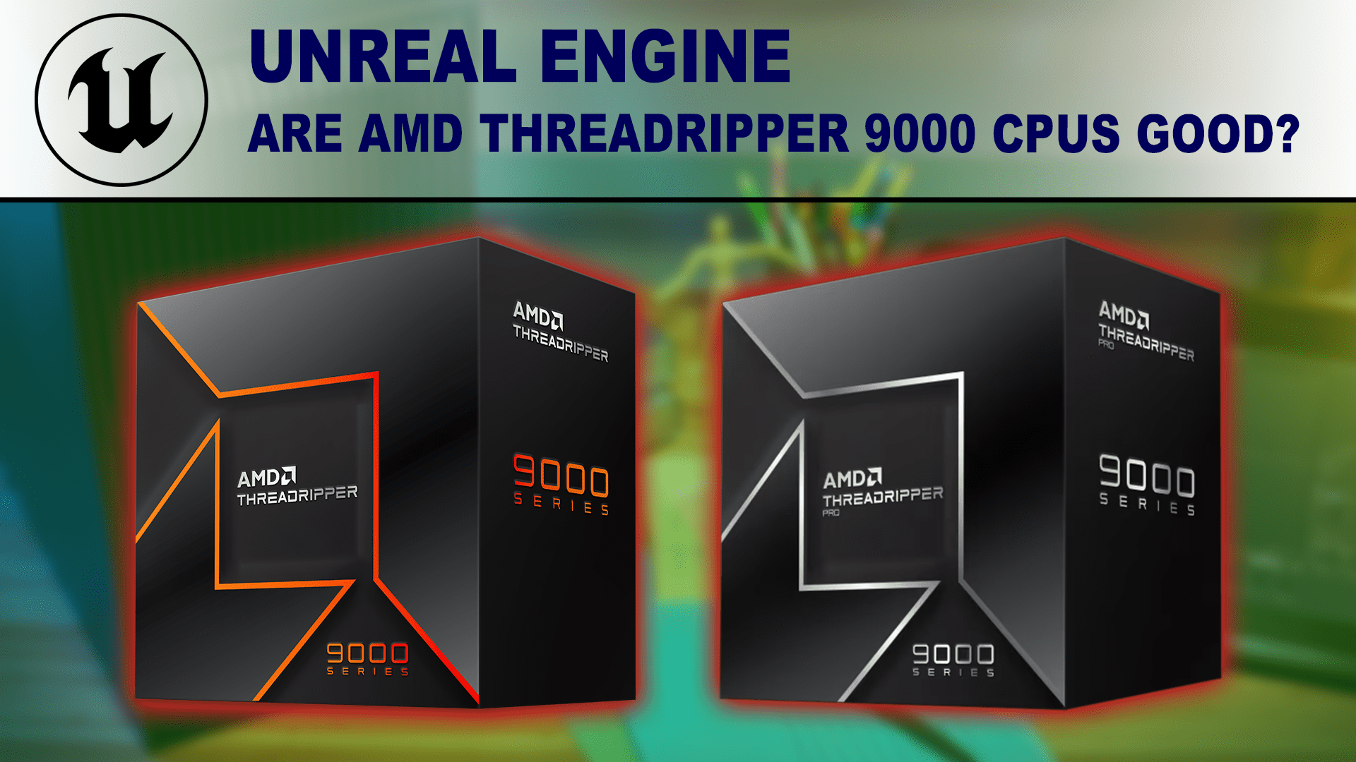 threadripper PRO cpu next to an threadripper CPU