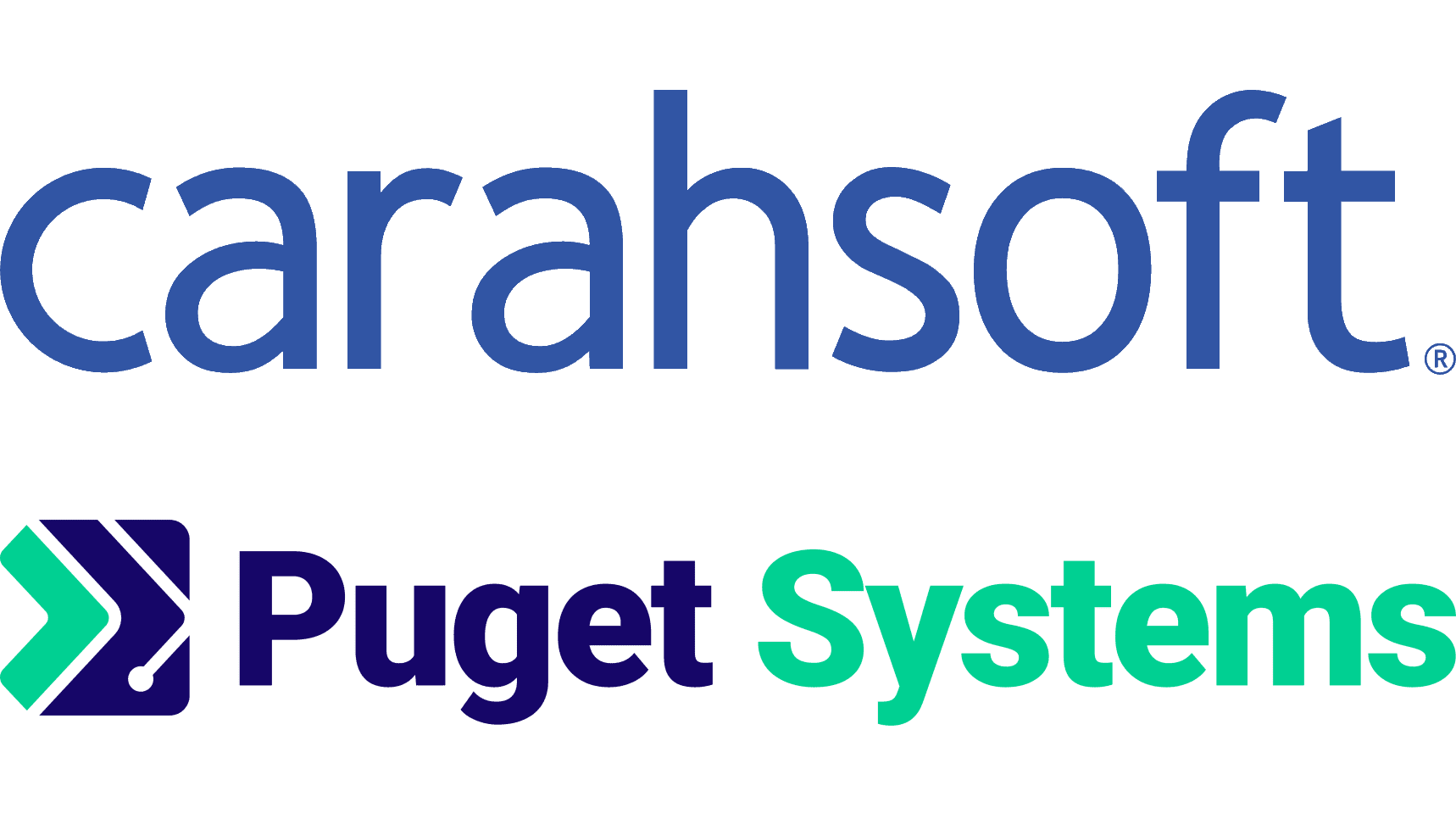 Carahsoft and Puget Systems Logos
